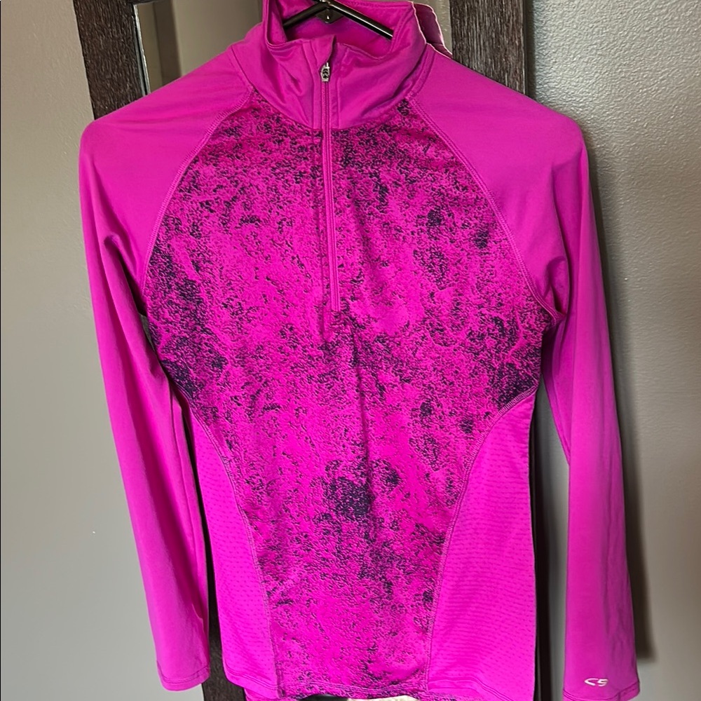 Champion Pink&Black Long Sleeve Athletic Top